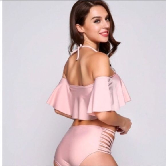 off Shoulder High Waisted Bikini - Picture 7 of 7